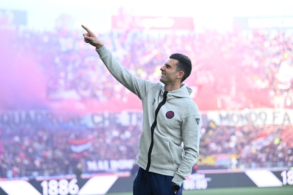 L'allenatore del Bologna Thiago Motta al Dall'Ara